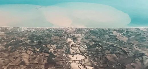 Esondazione Misa foto aerea