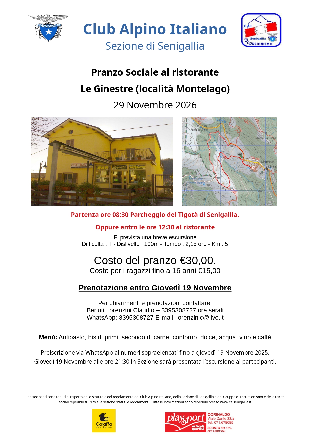 Pranzo Sociale 2026 - Montelago